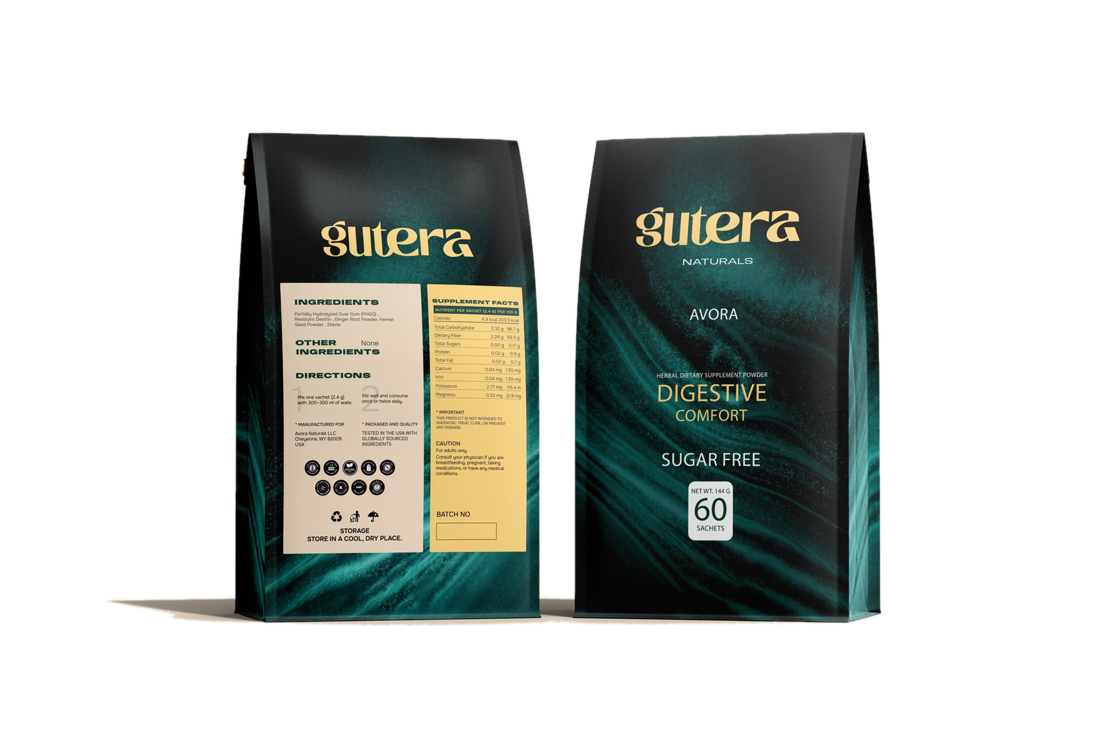 Gutera packaging